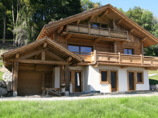 Chalet Cocoon, demeure de luxe en vieux bois avec espace wellness